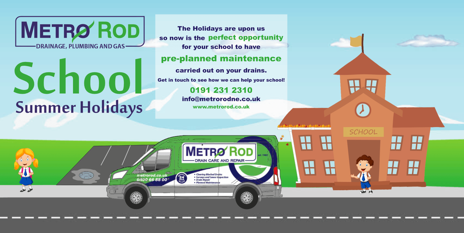 Metro rod newcastle helping schools prevent blocked drains