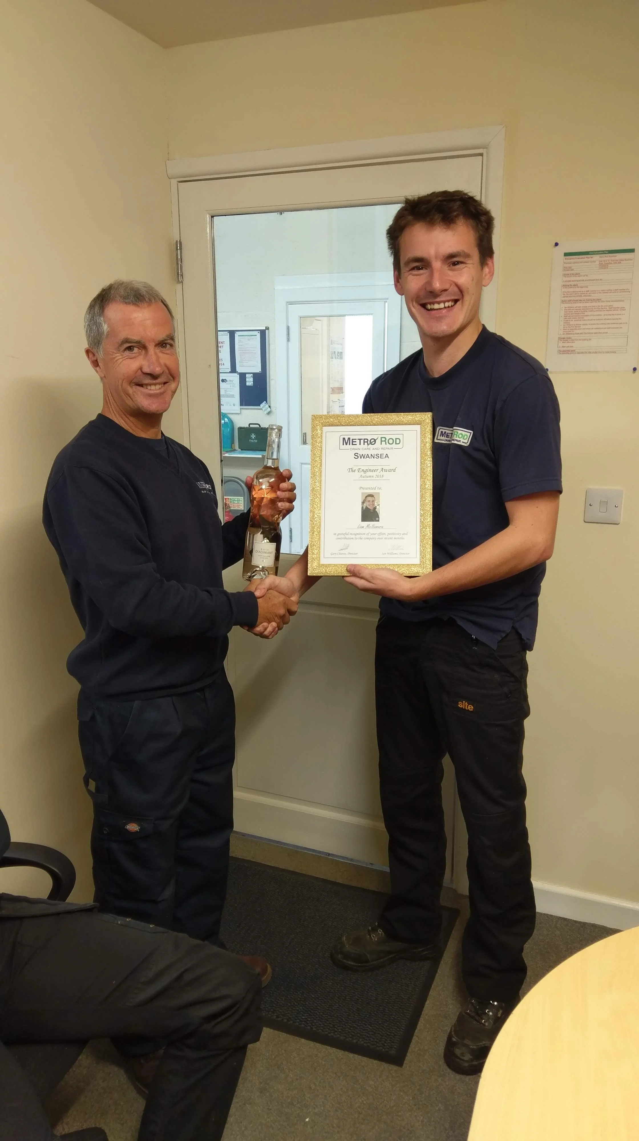 Swansea’s autumn engineer award goes to… liam mcnamara
