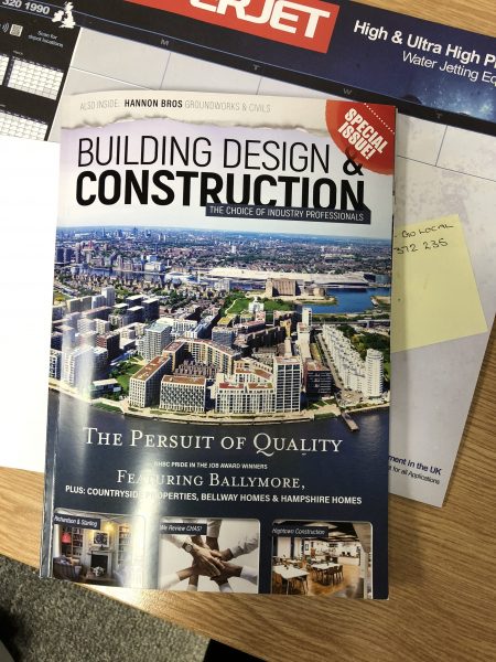 Metro Rod, Leeds, Bradford, Huddersfield & Wakefield feature in Building Design & Construction Magazine!