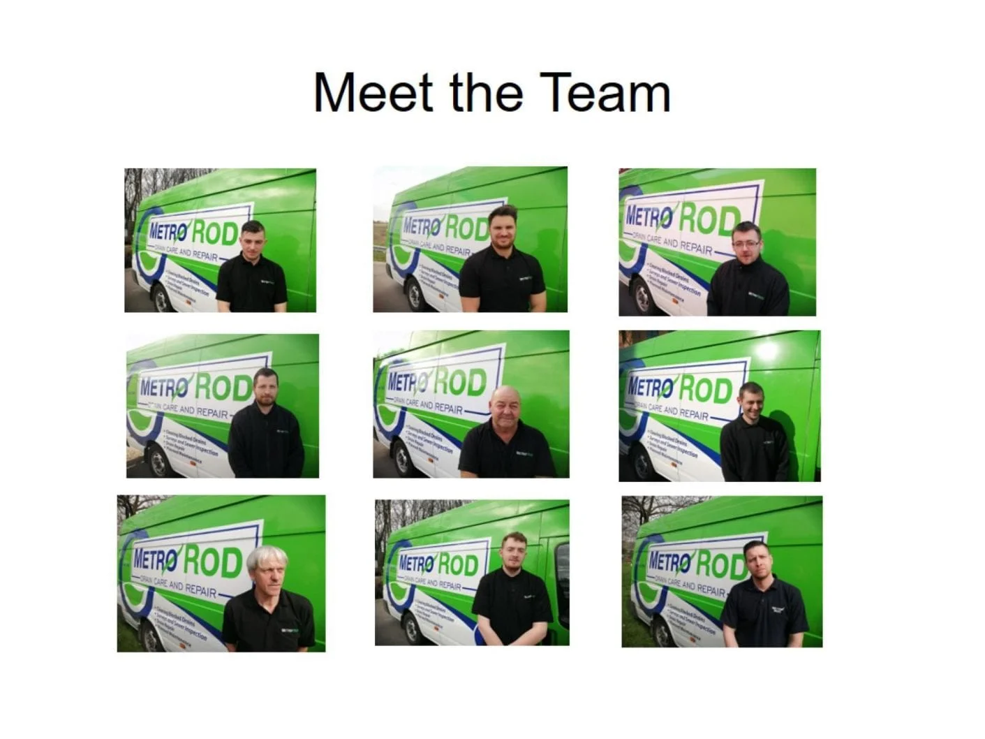 Meet the team – metro rod bedford