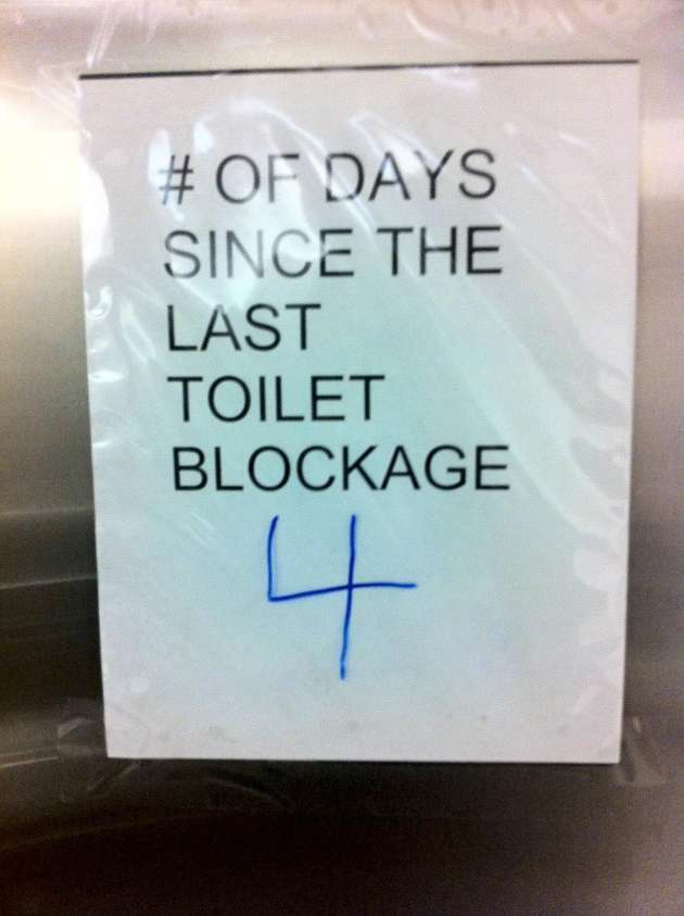 Does this sign remind you of your workplace?