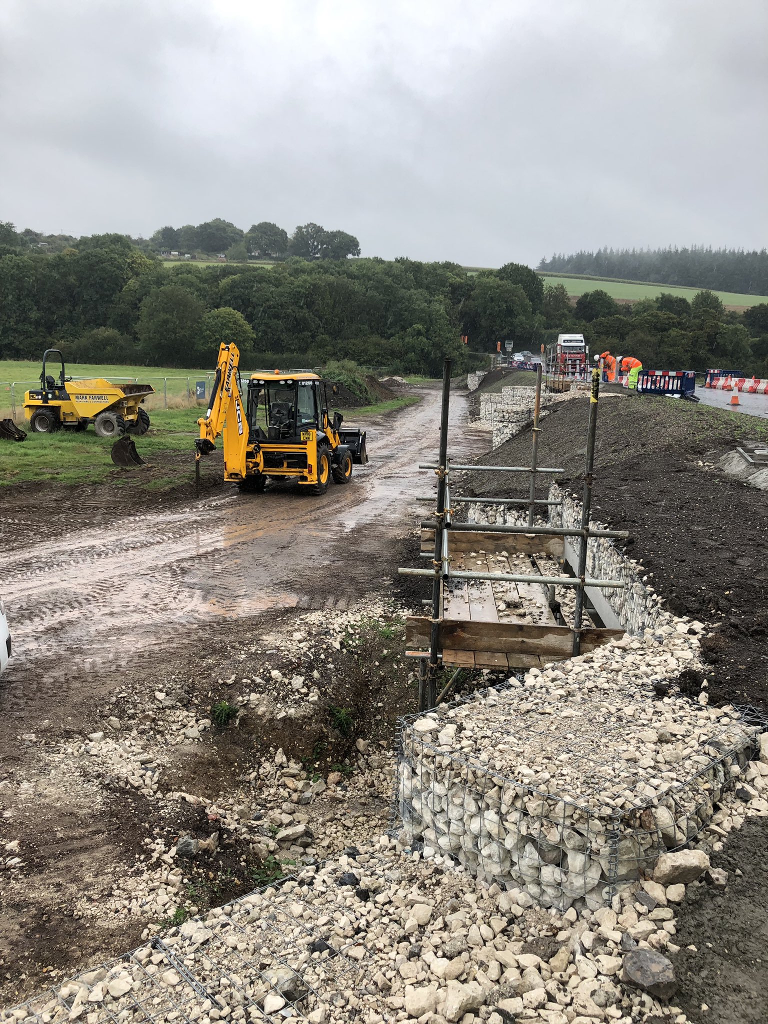 Dorset council – engineering works – durweston bridge