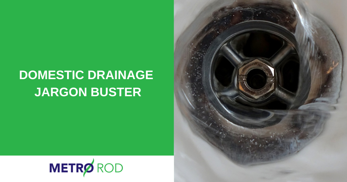 Domestic drainage jargon buster