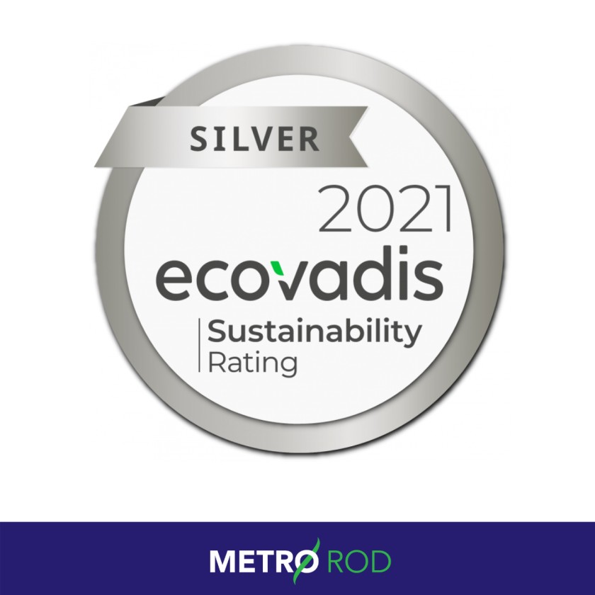 Metro Rod Awarded the EcoVadis Silver Medal For Sustainability