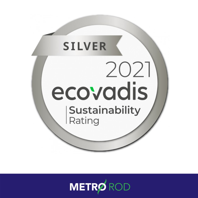 Metro rod awarded the ecovadis silver medal for sustainability