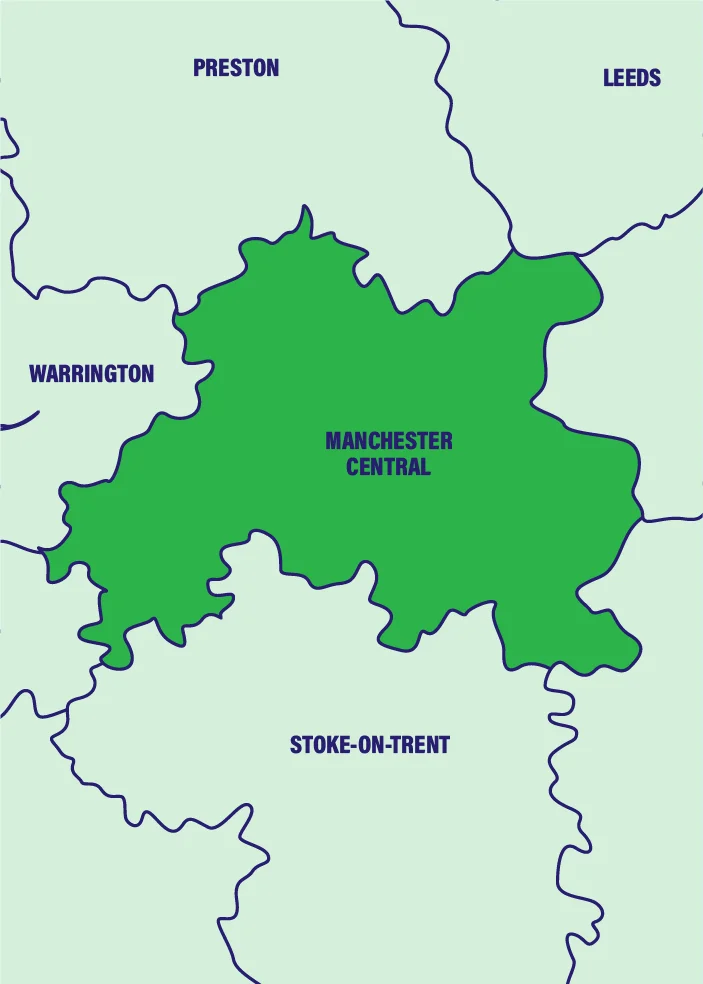 Metro Rod Manchester South & Central Coverage