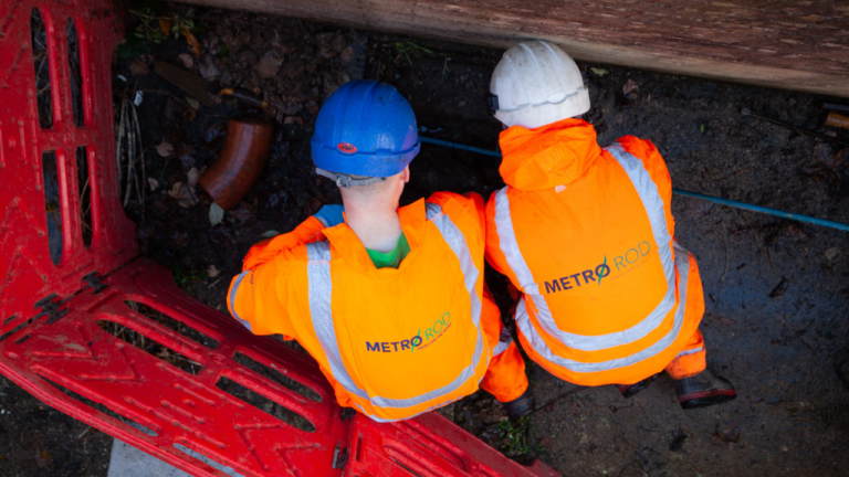 Metro Rod Drain Specialists Completing Drain Repair