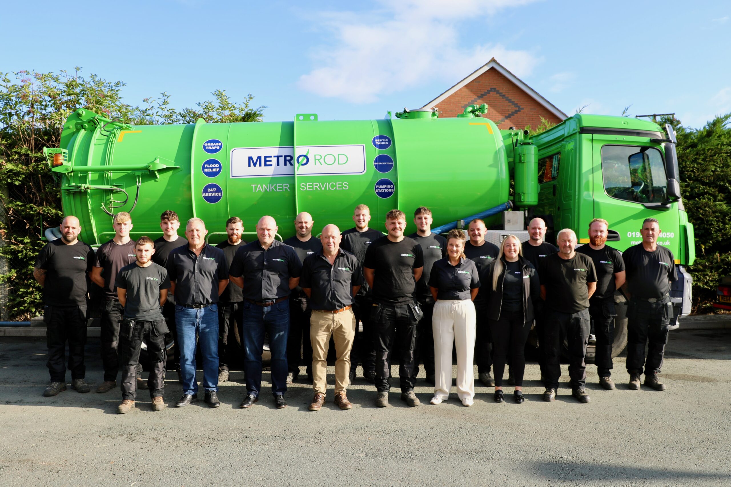 Metro Rod Mid Wales & Shropshire Team photo