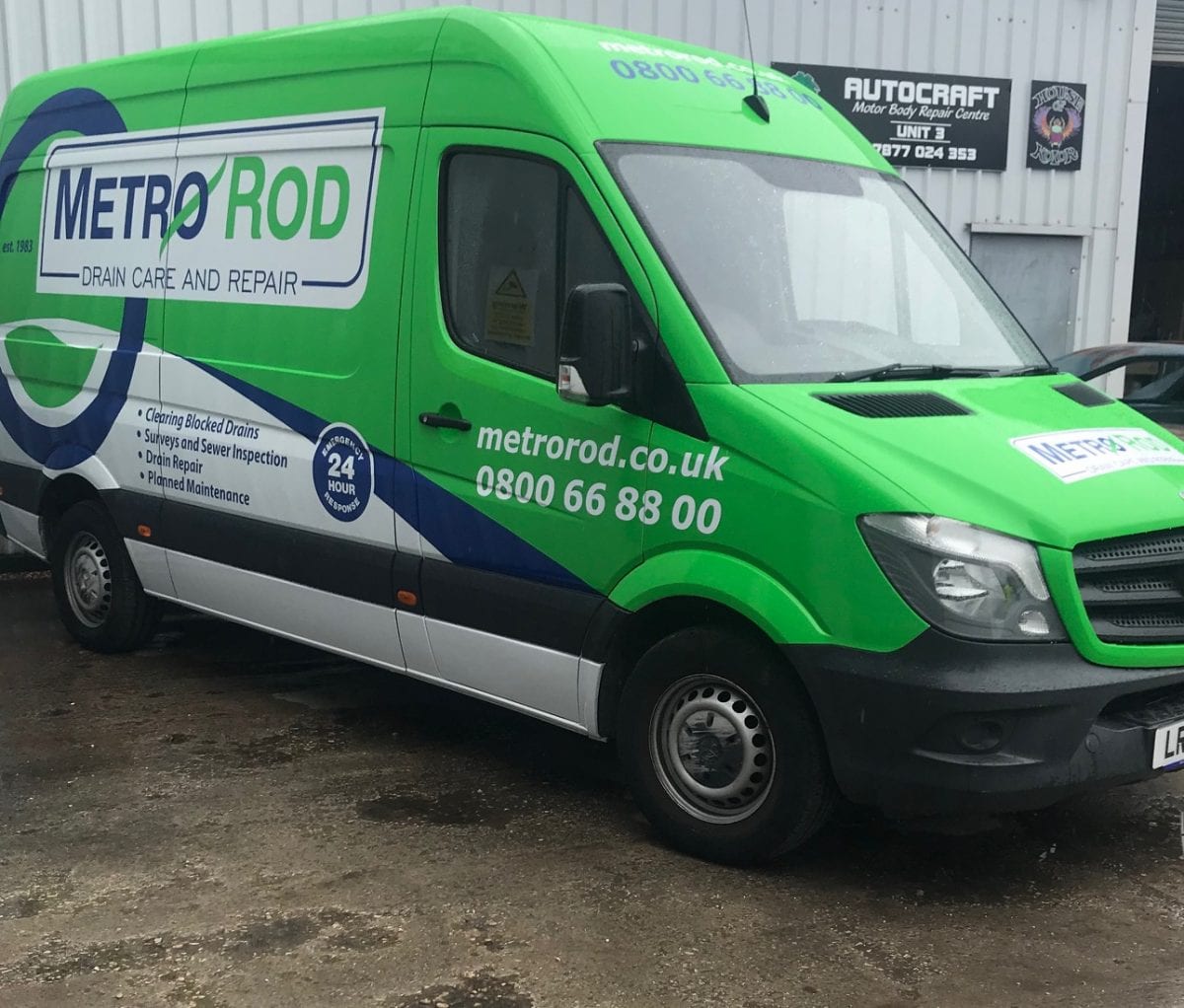 METRO ROD LONDON CENTRAL, 2ND VAN WITH THE NEW BRANDING! Metro Rod