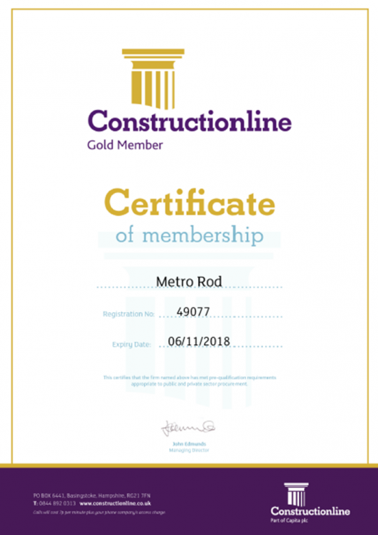 Constructionline Gold Member