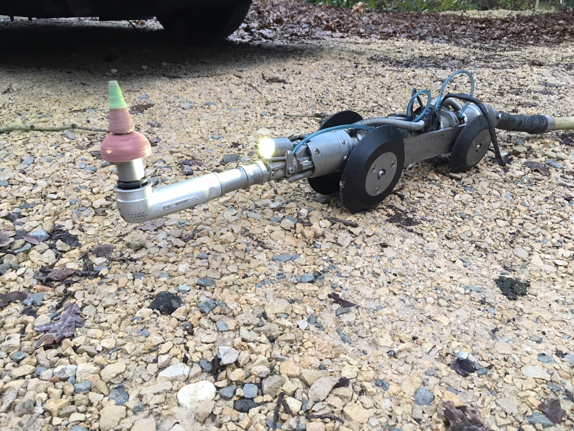 Unblock your drains and pipework with DRAIN.LE the Robotic Cutter