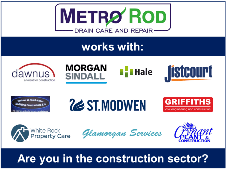 Construction Company Swansea Drainage Care and Repair Blocked Drains Metro Rod Swansea