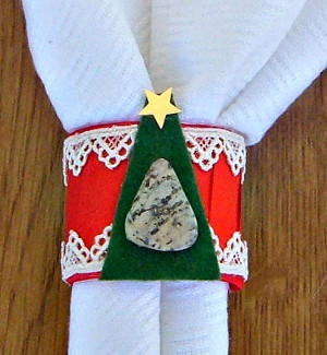 Easy Christmas Napkin Ring 