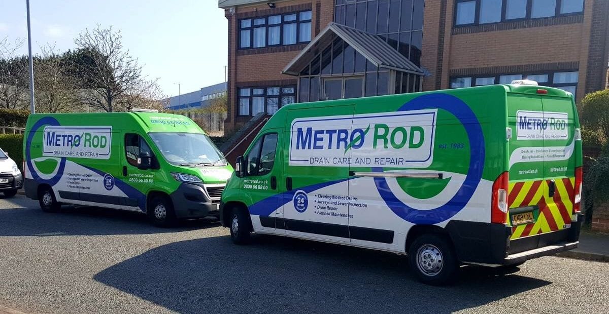 Our new fleet of vans are now on the road Metro Rod
