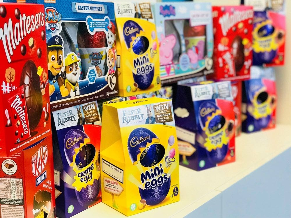 Metro Rod North East Collecting Easter Eggs for Local Food Banks