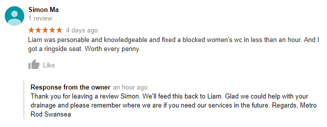 Simon Ma Google Review Liam