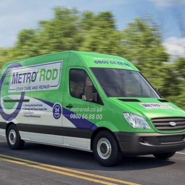 Blocked drain London van