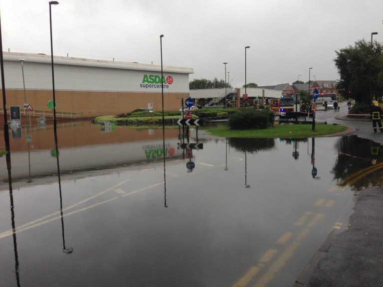 Flood Asda