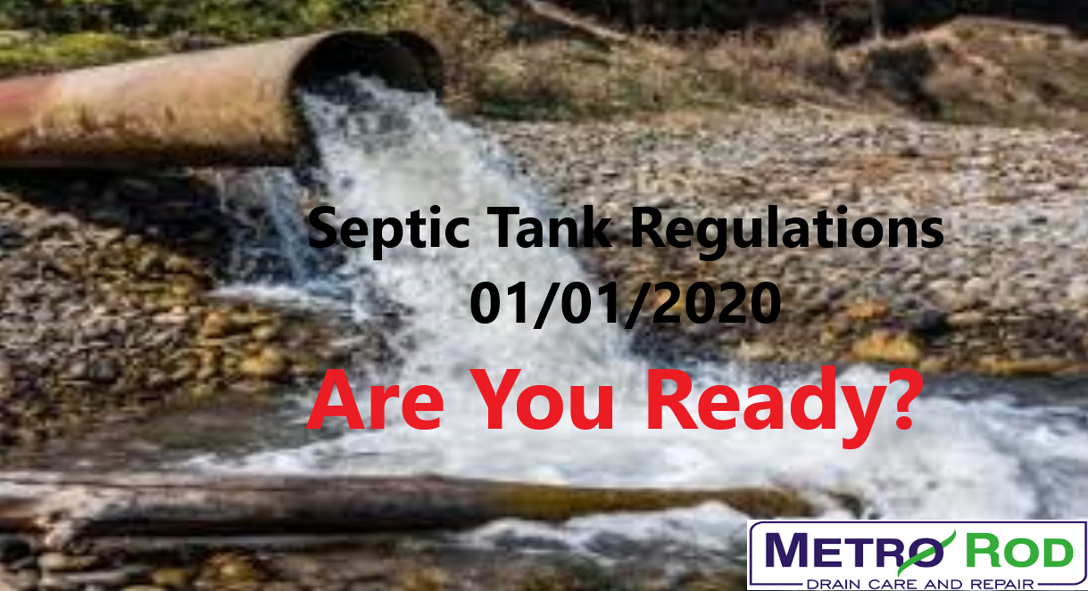Septic Tanks Regulations Jan 2020 Metro Rod