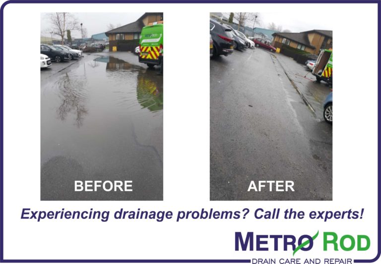 Before After Flood MEtro Rod Swansea Llanelli Pembroke Carmarthen Neath Port Talbot Tanker CCTV Blocked Drain Commercial Experts