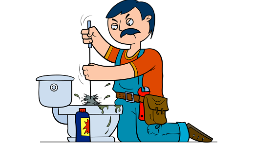 man fixing things clipart