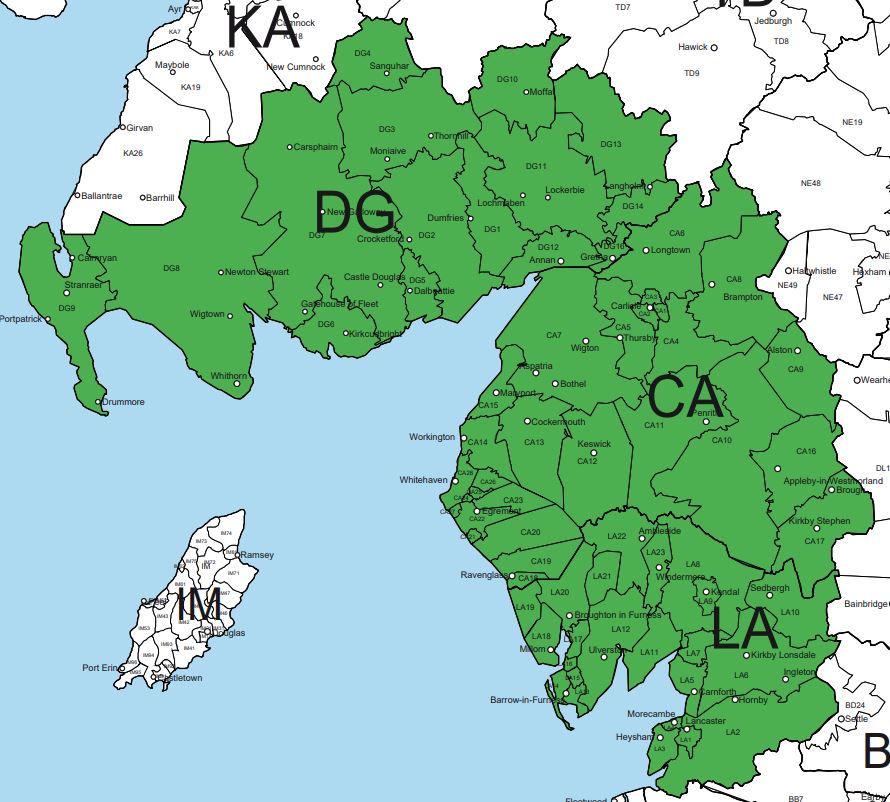 Map Areas