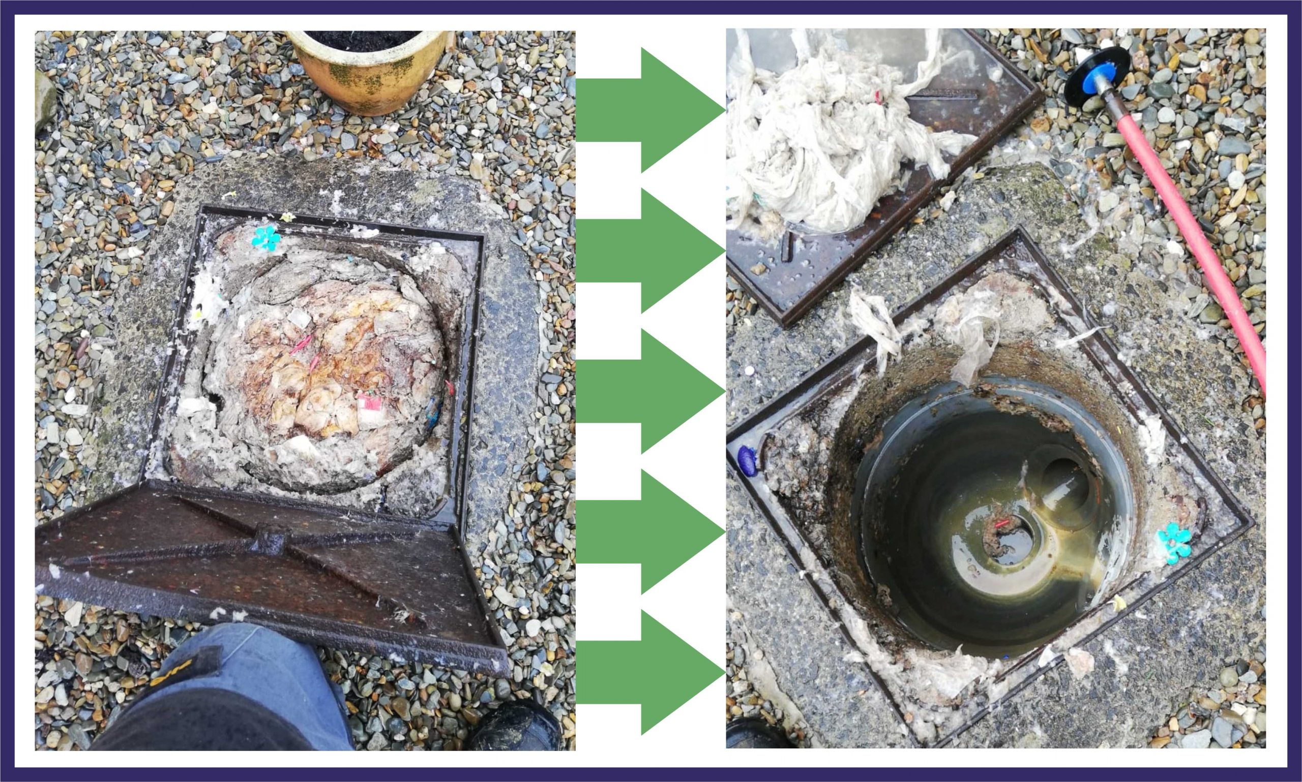 BLOCKED WITH WIPES? GET YOUR FLOW BACK IN SWANSEA Metro Rod