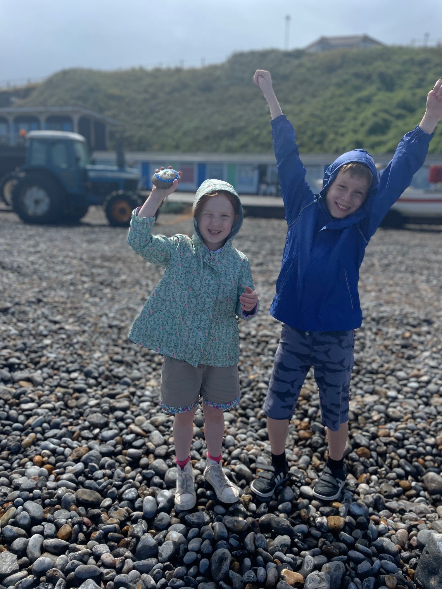 Children Finding Stone